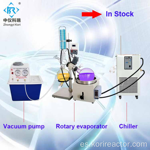 Evaporador de destilación Rotovap Extracción de aceite de cáñamo CBD